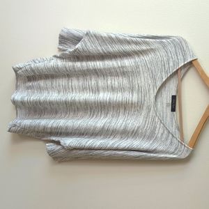 XL Laila Jayde grey/black/white quarter sleeve shirt